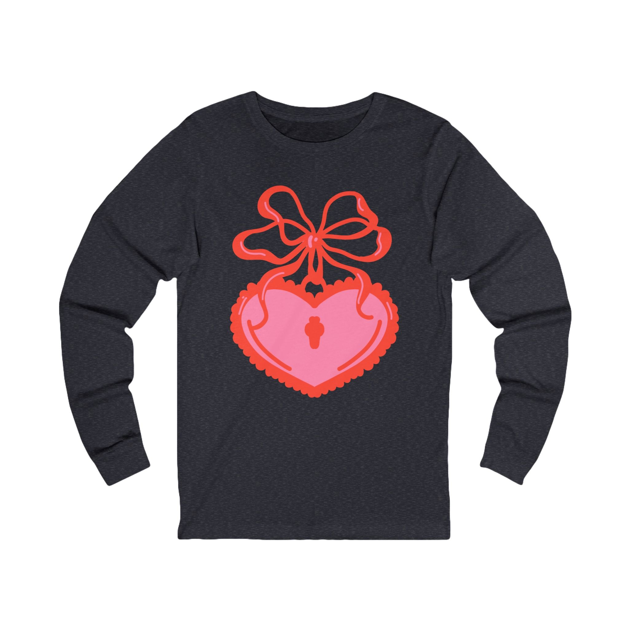 Locked Heart Long Sleeve Tee
