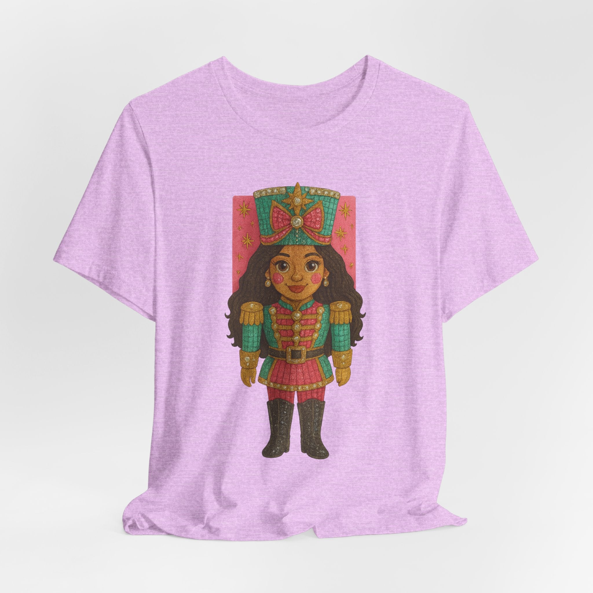 Rhinestone-Inspired Short Sleeve Nutcracker Tee