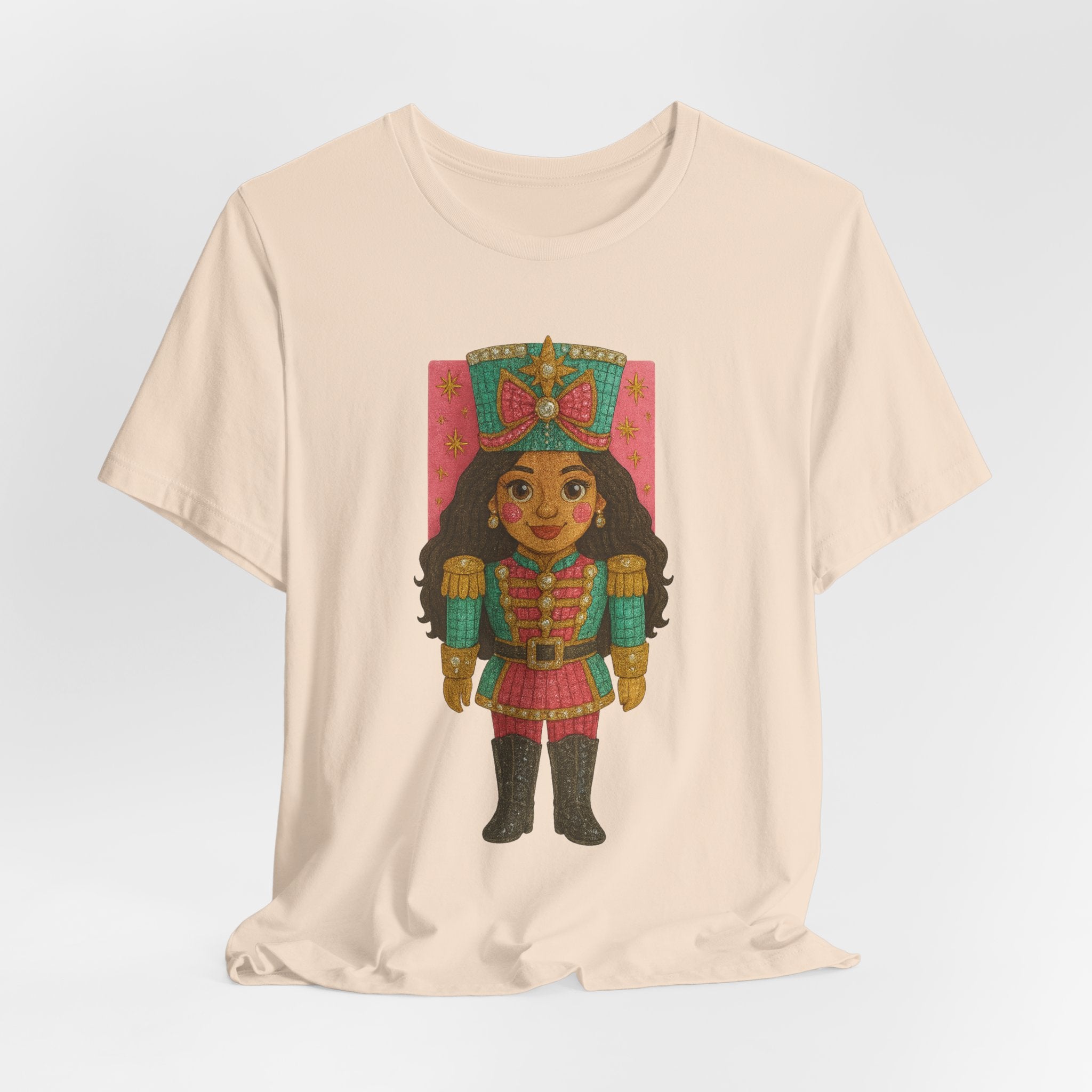 Rhinestone-Inspired Short Sleeve Nutcracker Tee