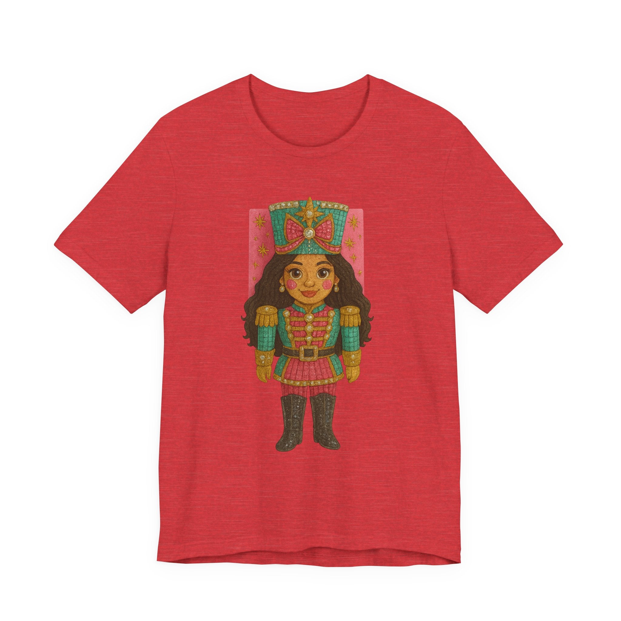 Rhinestone-Inspired Short Sleeve Nutcracker Tee