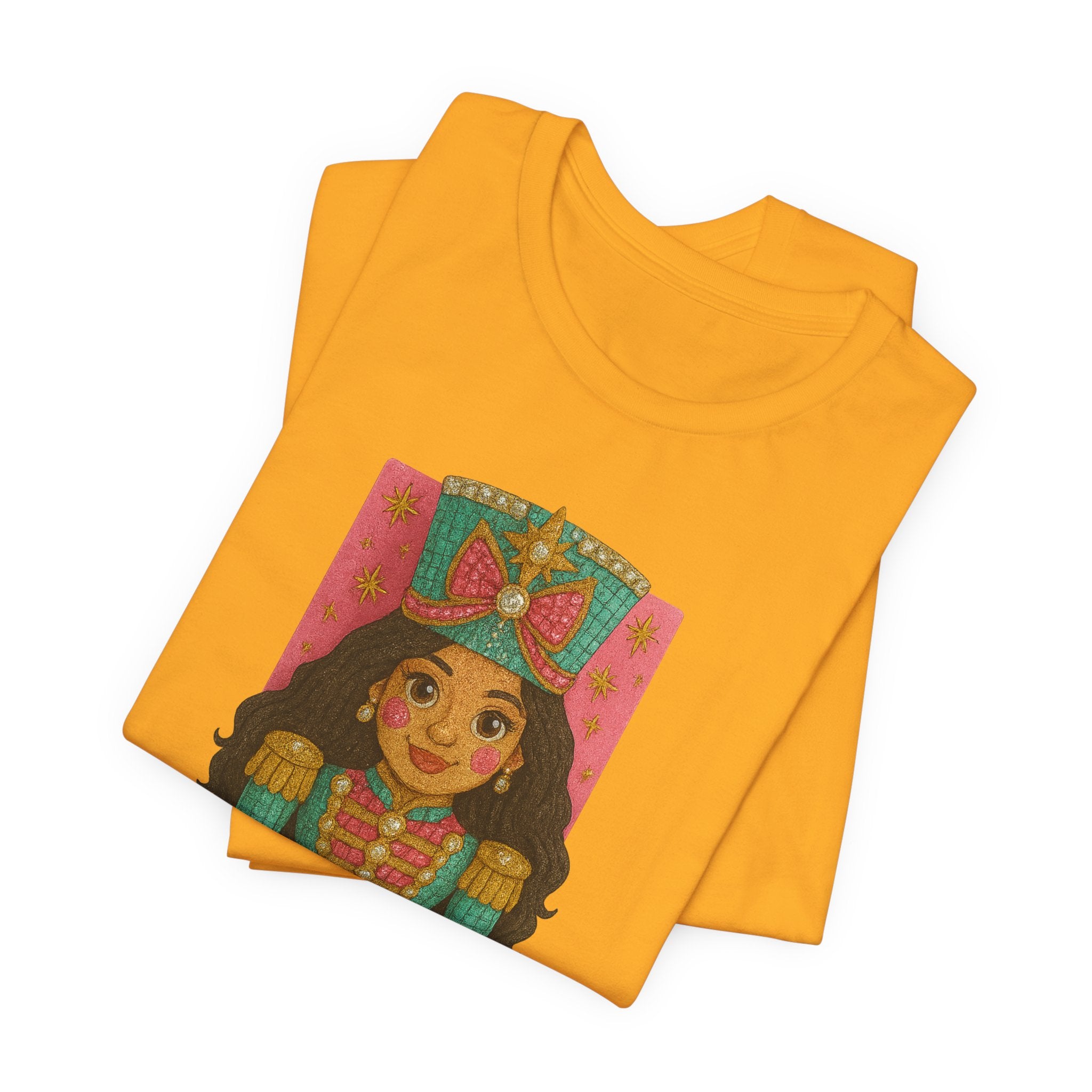 Rhinestone-Inspired Short Sleeve Nutcracker Tee