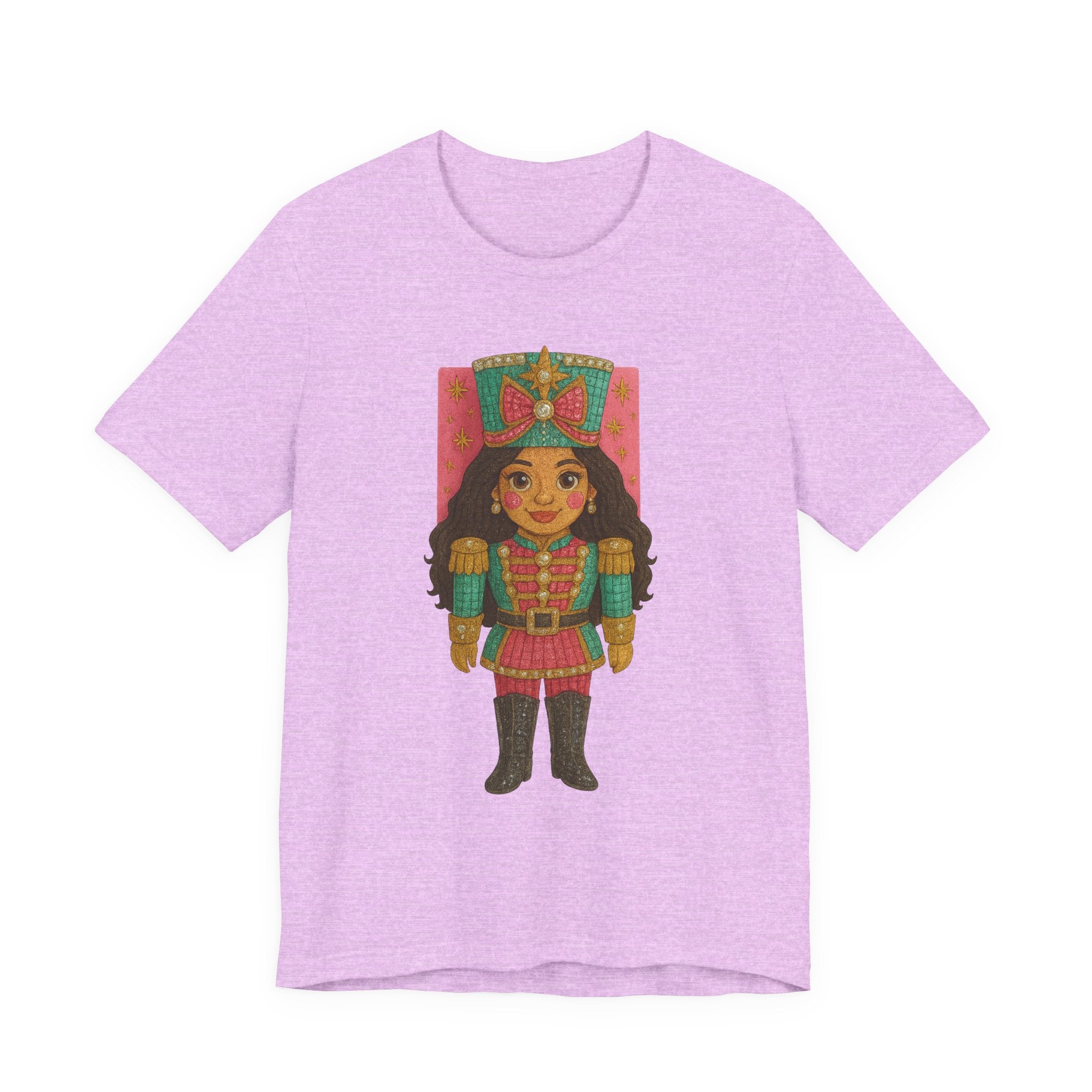 Rhinestone-Inspired Short Sleeve Nutcracker Tee