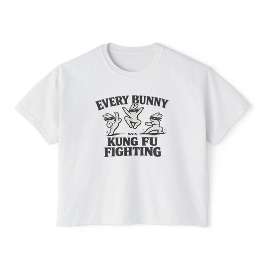 Every Bunny Was Kung Fu Fighting – Oversized Tee
