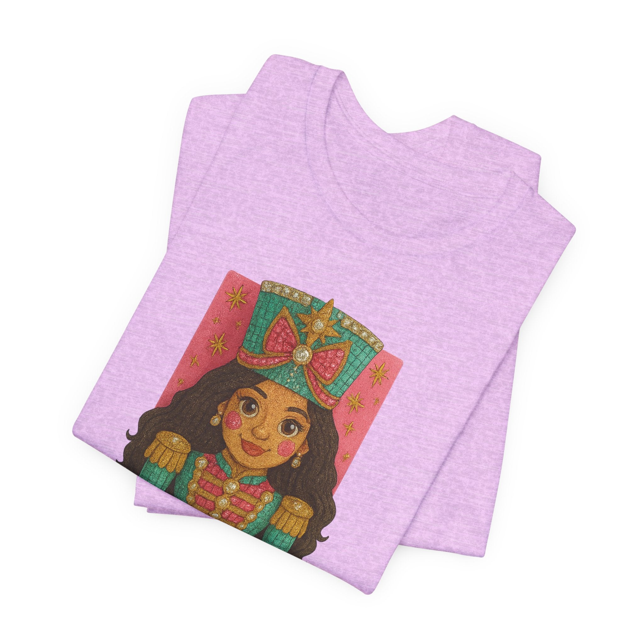 Rhinestone-Inspired Short Sleeve Nutcracker Tee