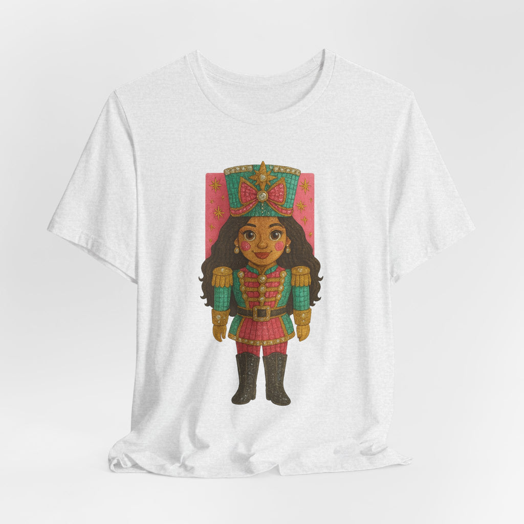 Rhinestone-Inspired Short Sleeve Nutcracker Tee