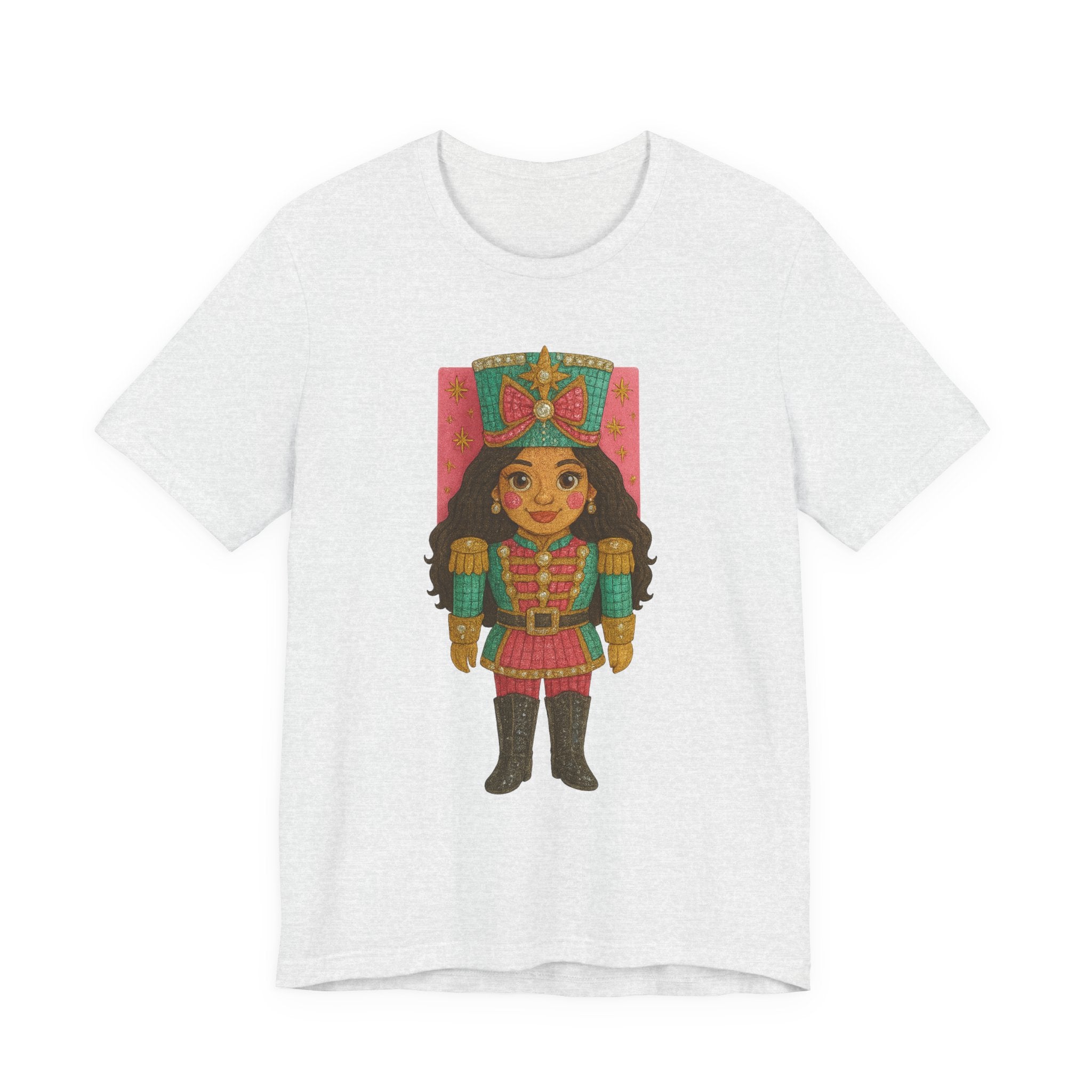 Rhinestone-Inspired Short Sleeve Nutcracker Tee