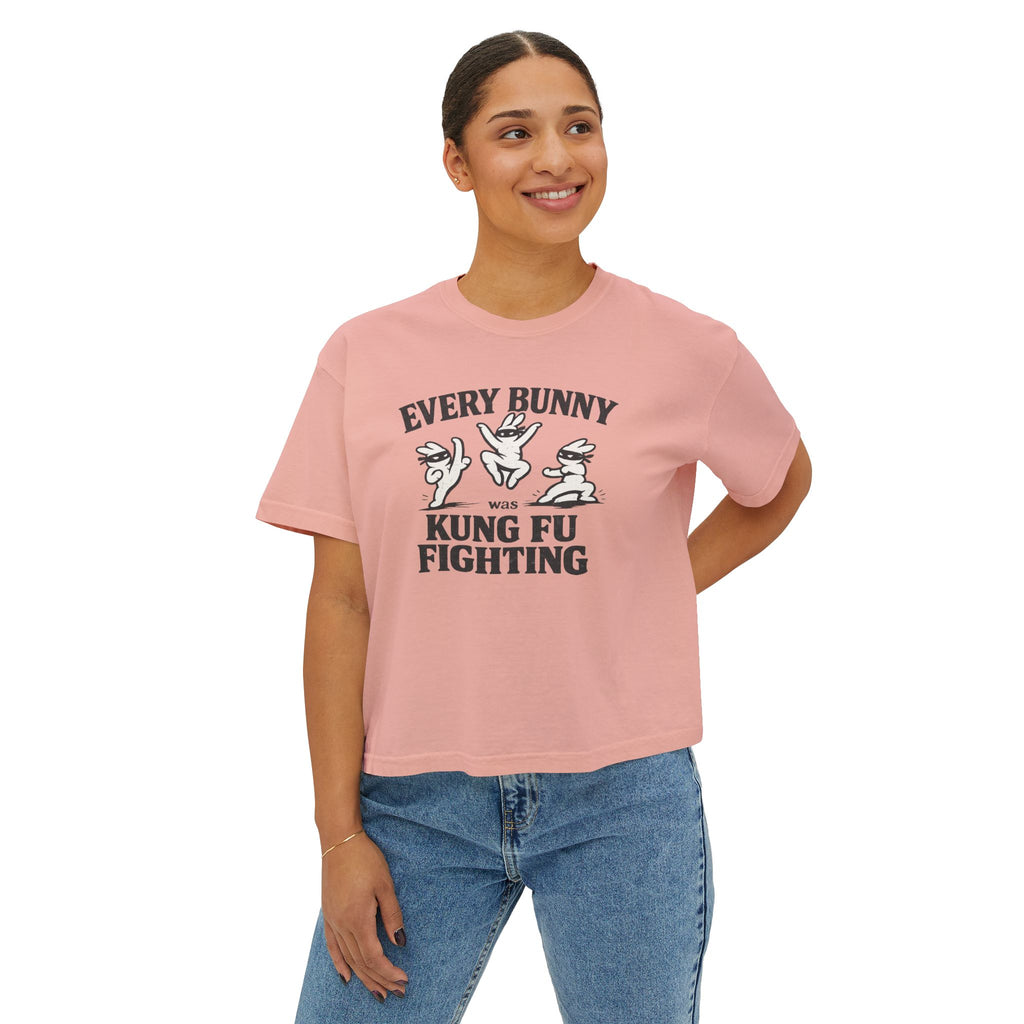 Every Bunny Was Kung Fu Fighting – Oversized Tee