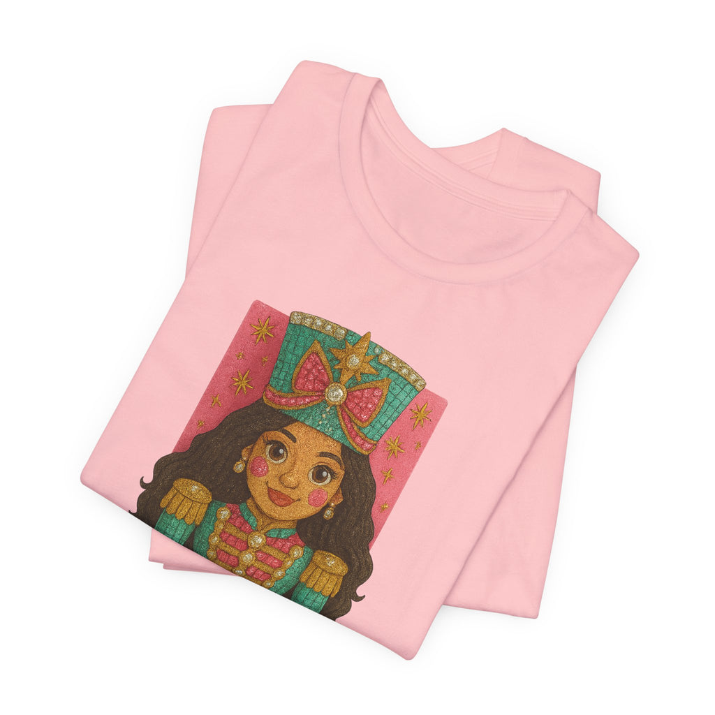 Rhinestone-Inspired Short Sleeve Nutcracker Tee