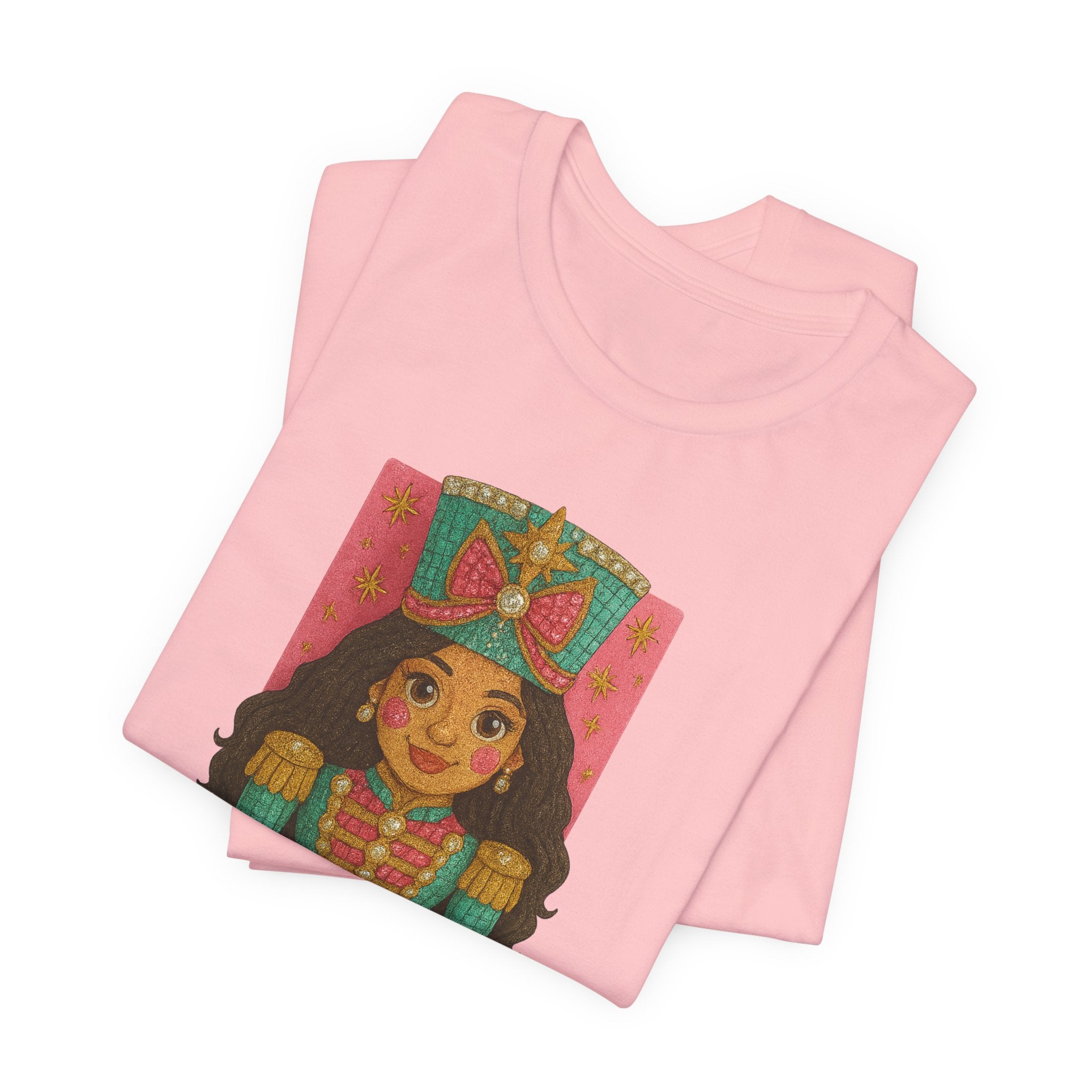 Rhinestone-Inspired Short Sleeve Nutcracker Tee