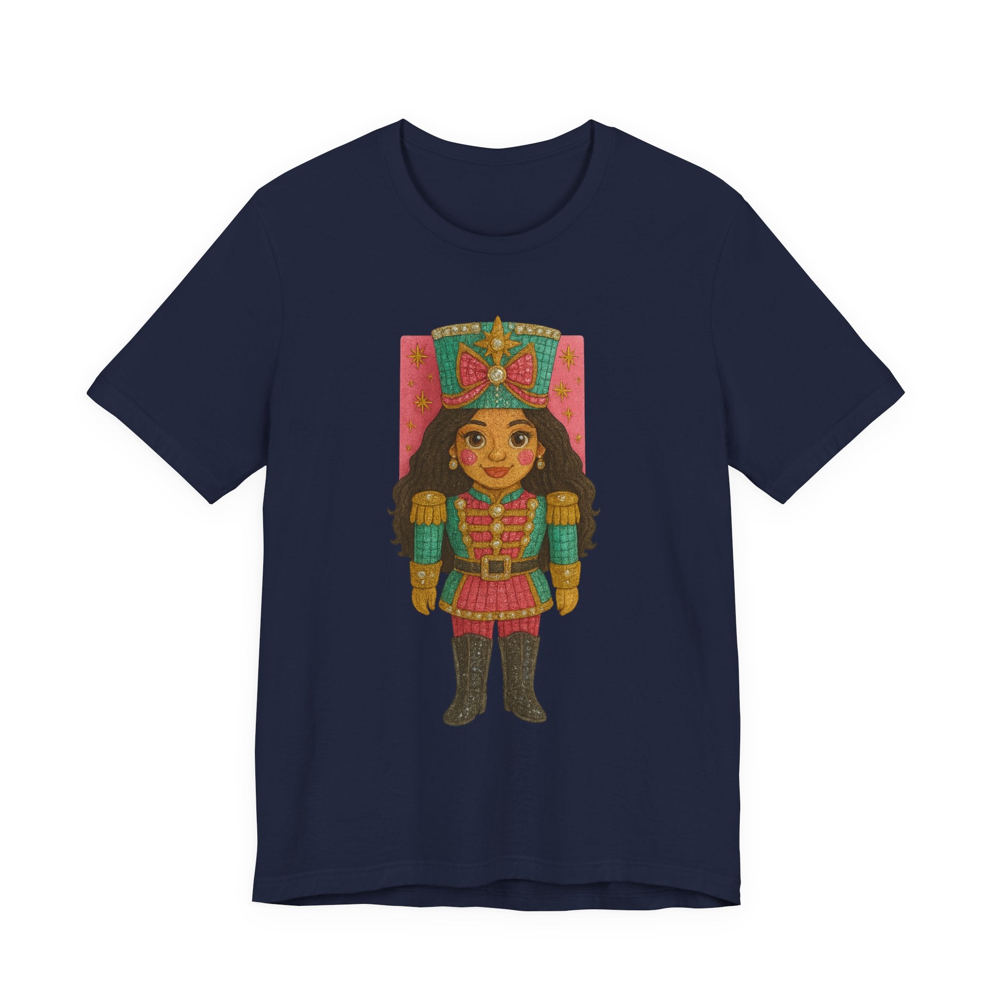 Rhinestone-Inspired Short Sleeve Nutcracker Tee