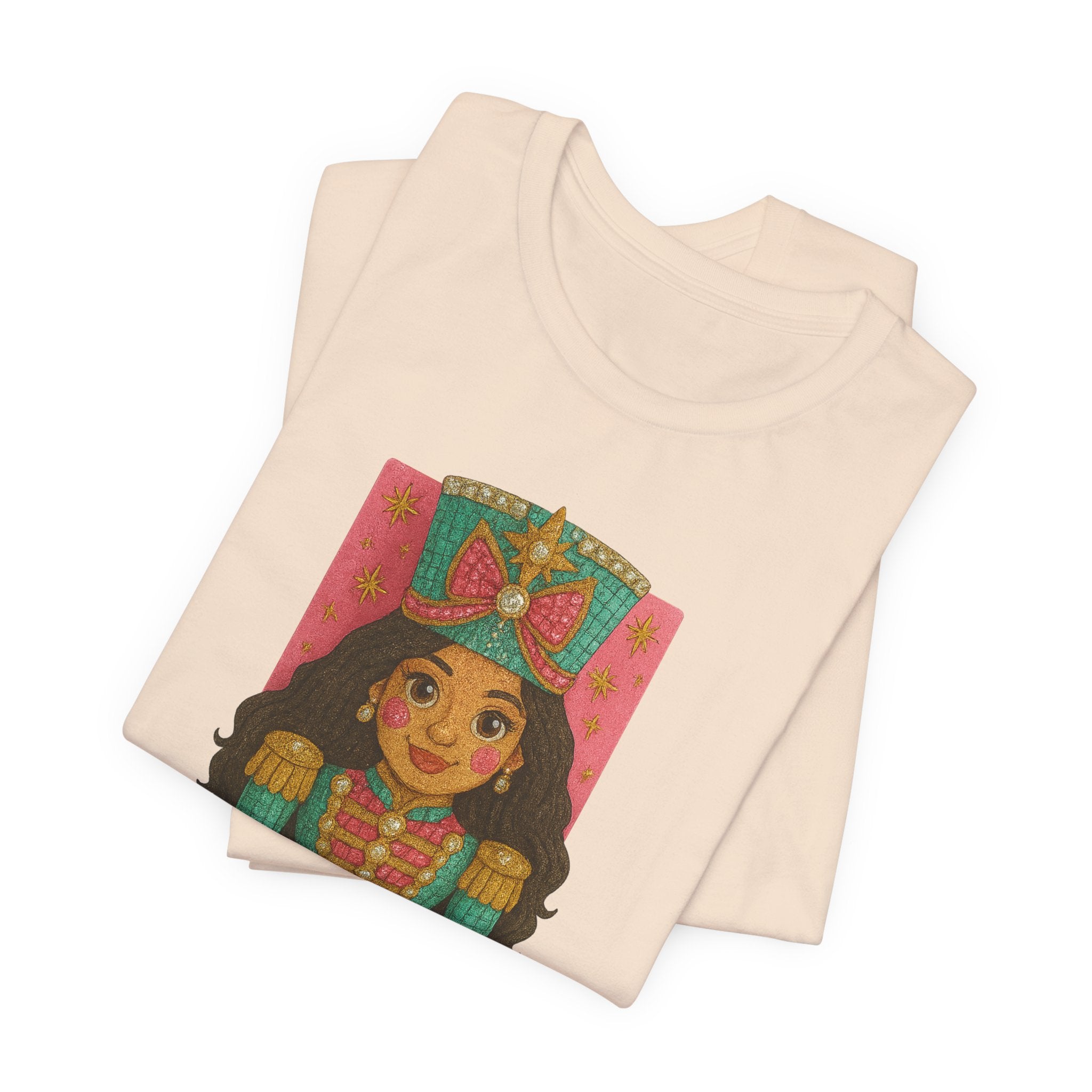 Rhinestone-Inspired Short Sleeve Nutcracker Tee
