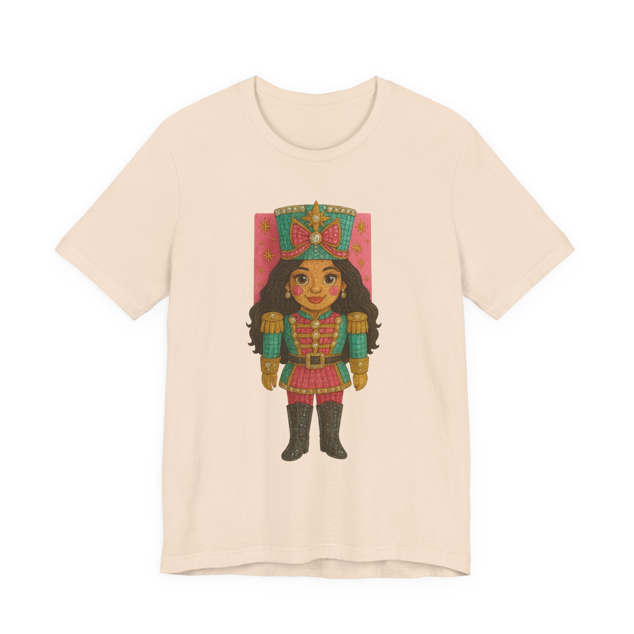 Rhinestone-Inspired Short Sleeve Nutcracker Tee
