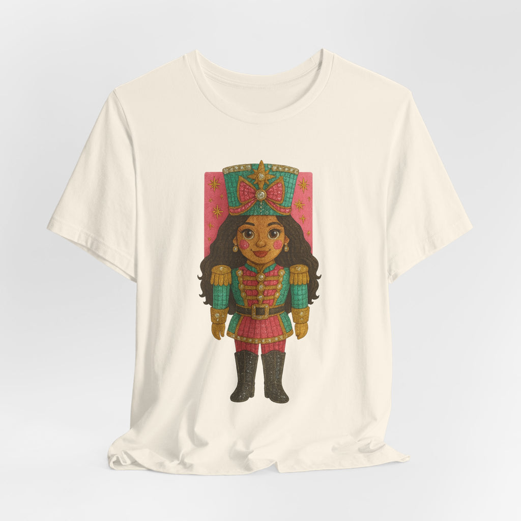 Rhinestone-Inspired Short Sleeve Nutcracker Tee