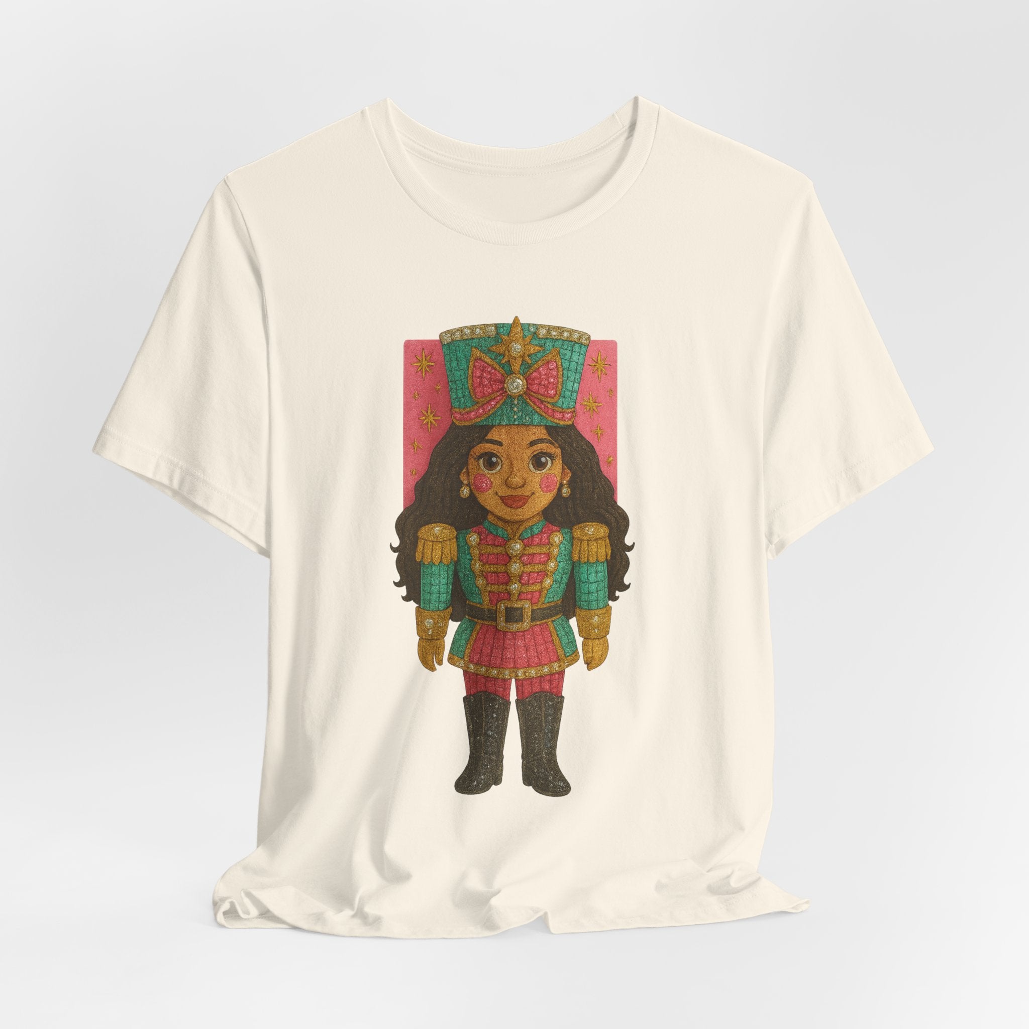 Rhinestone-Inspired Short Sleeve Nutcracker Tee