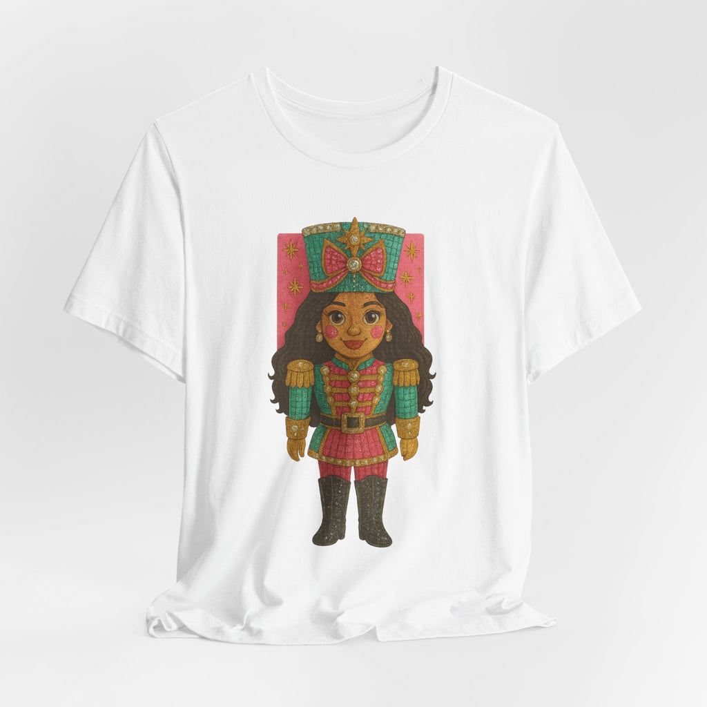 Rhinestone-Inspired Short Sleeve Nutcracker Tee