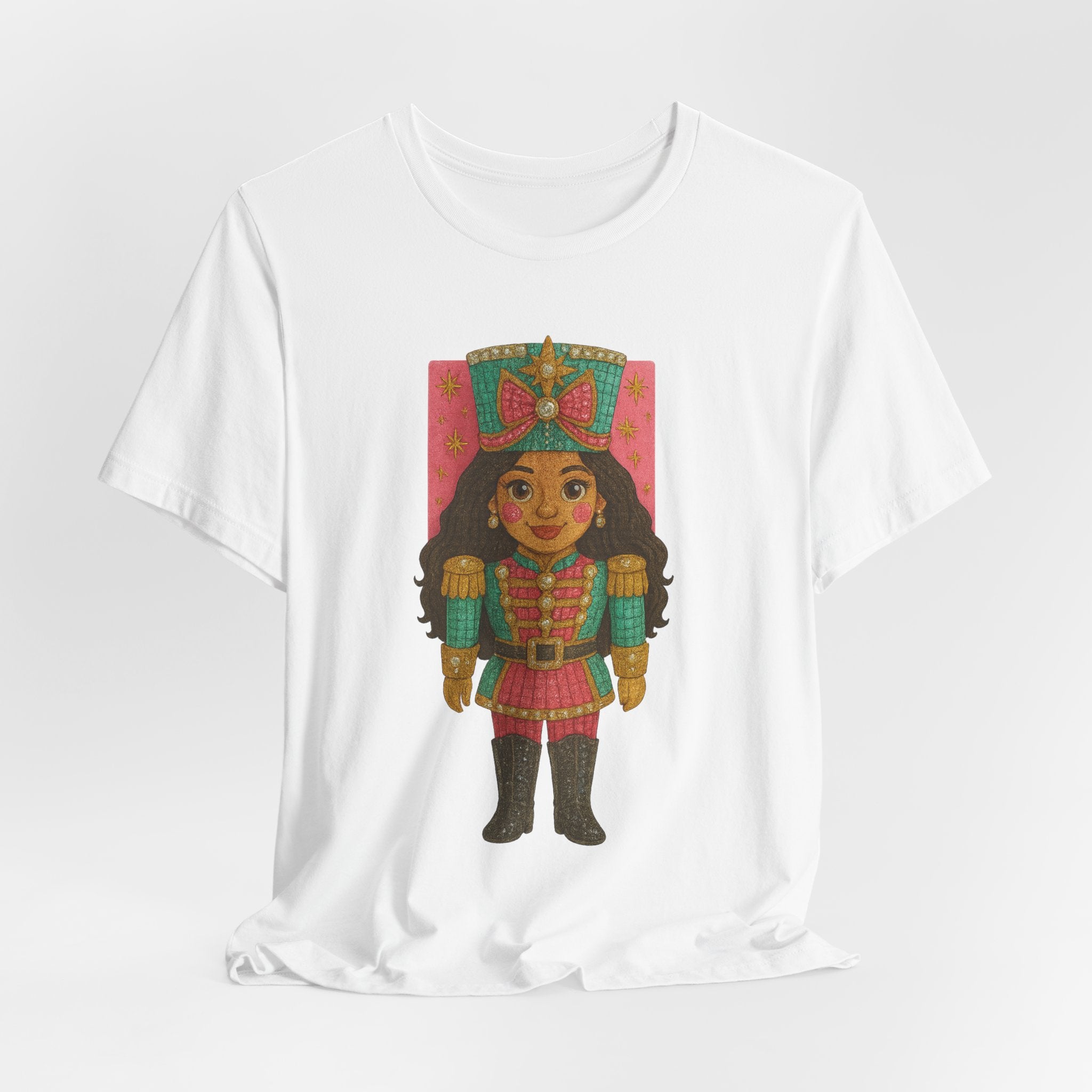 Rhinestone-Inspired Short Sleeve Nutcracker Tee