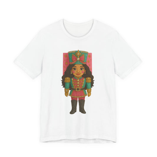 Rhinestone-Inspired Short Sleeve Nutcracker Tee