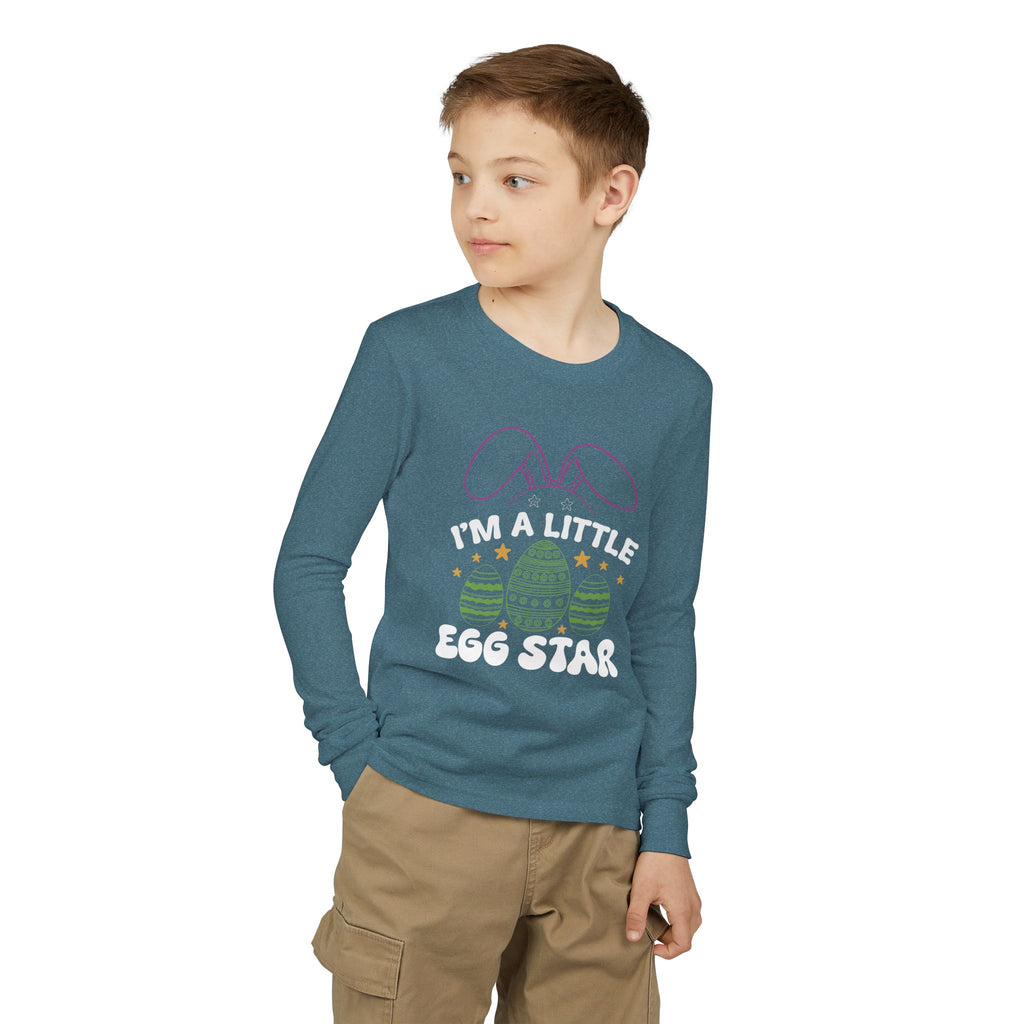 I’m a Little Egg Star – Youth Long Sleeve Tee