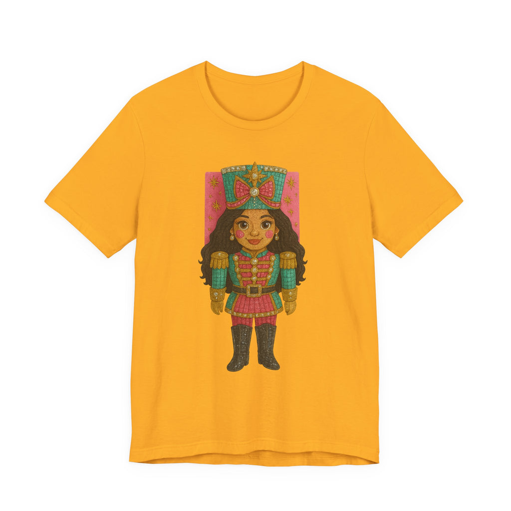Rhinestone-Inspired Short Sleeve Nutcracker Tee