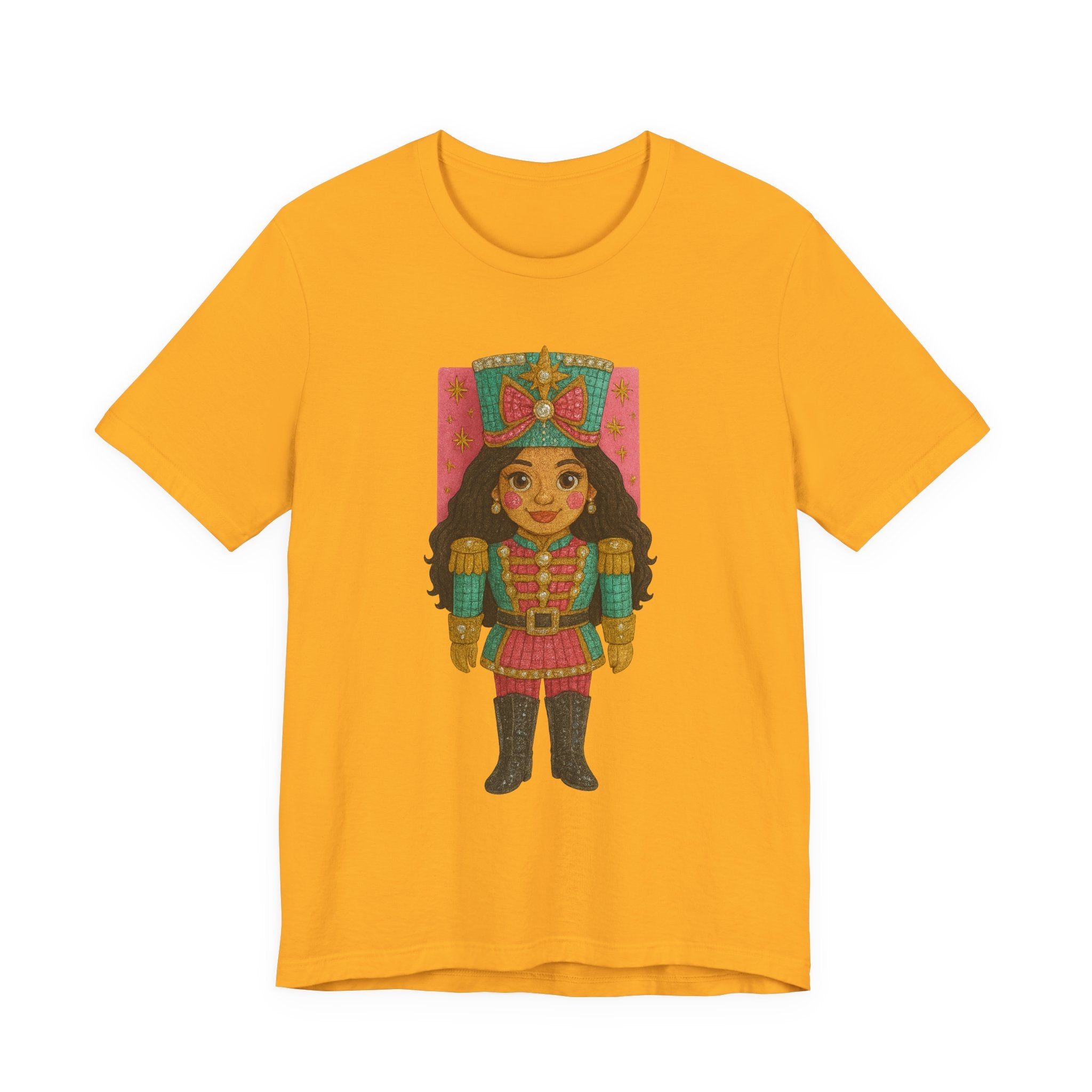 Rhinestone-Inspired Short Sleeve Nutcracker Tee