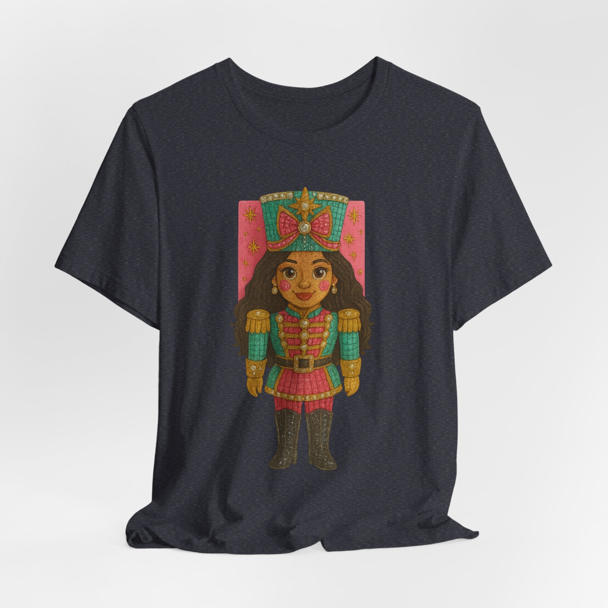 Rhinestone-Inspired Short Sleeve Nutcracker Tee
