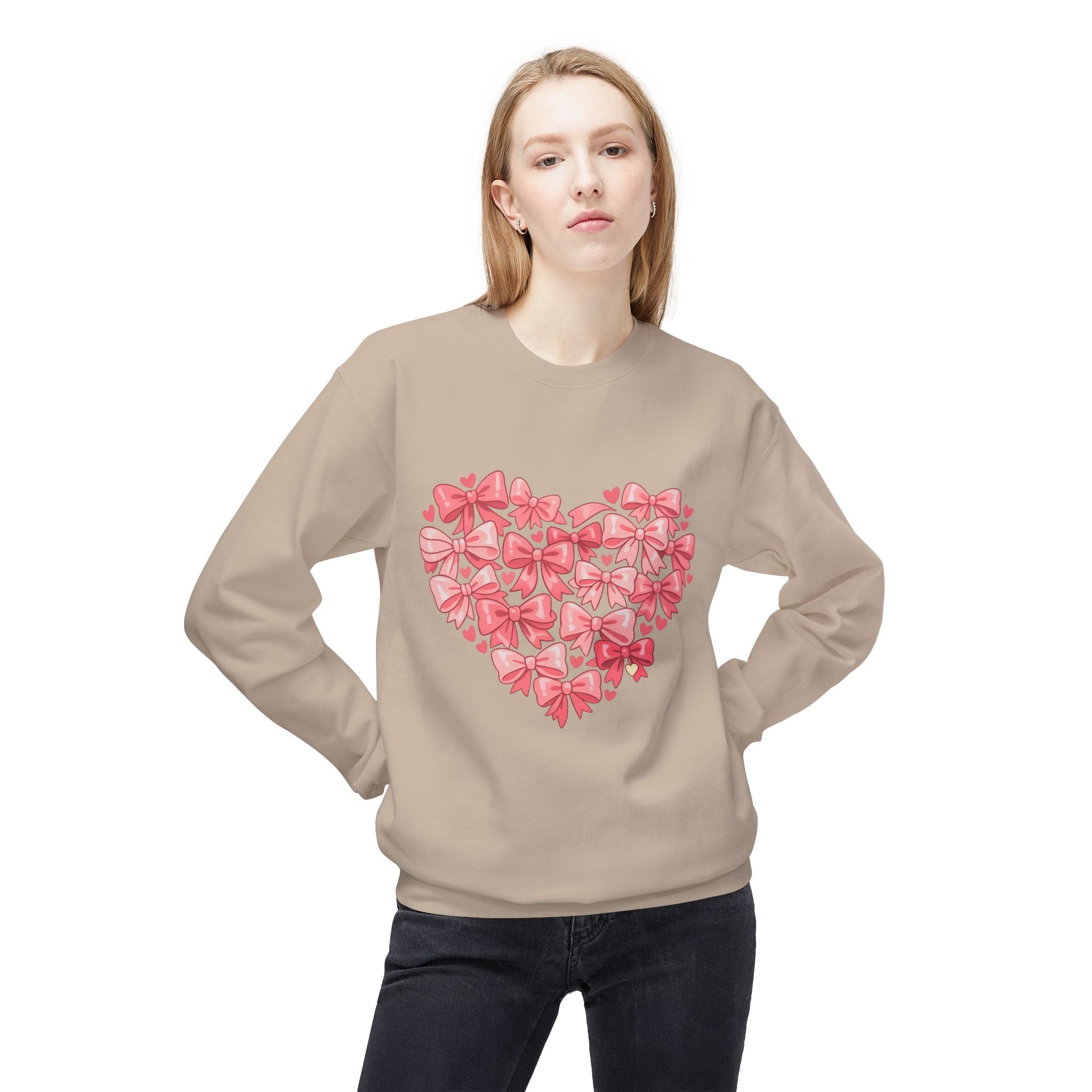 Bow Heart Sweatshirt