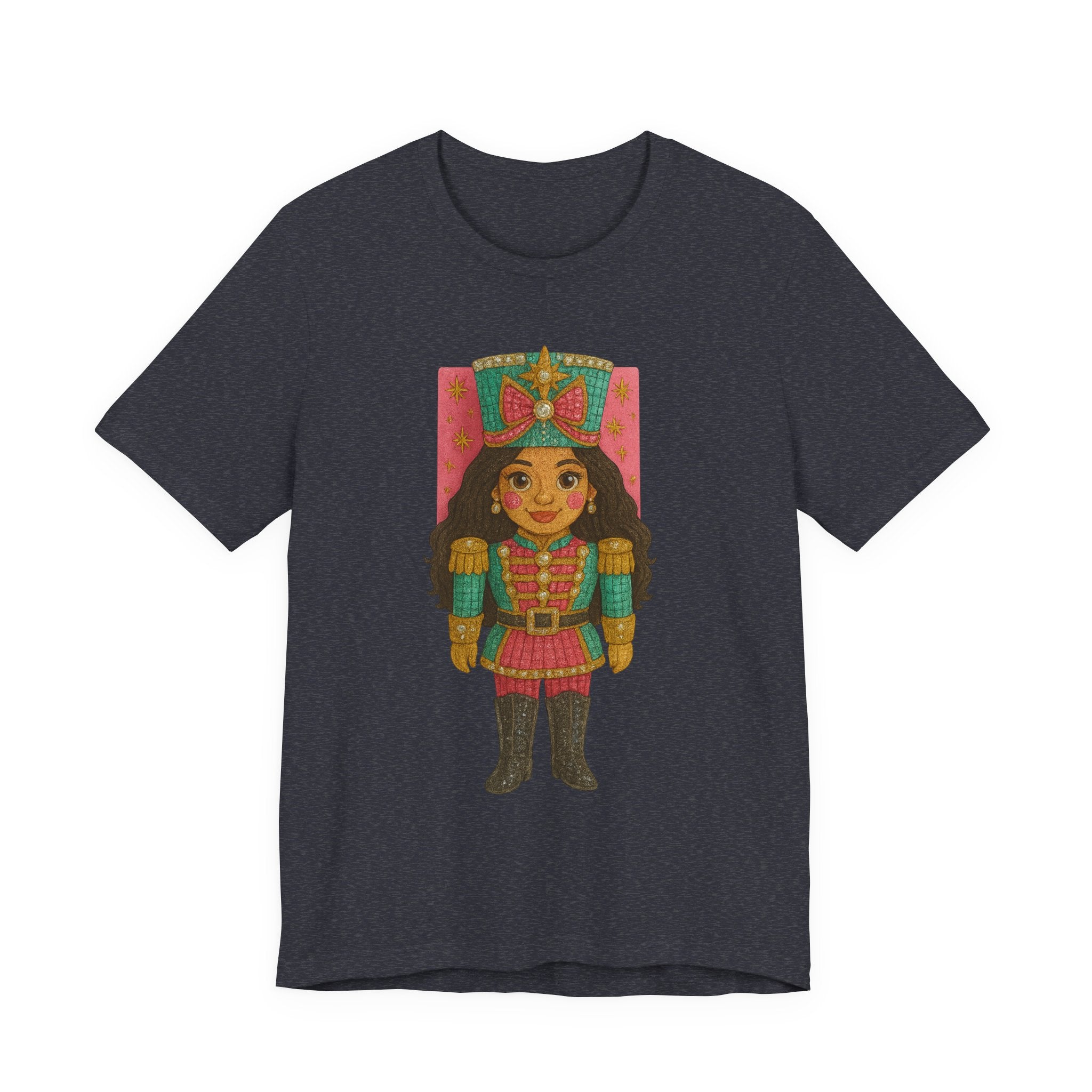Rhinestone-Inspired Short Sleeve Nutcracker Tee