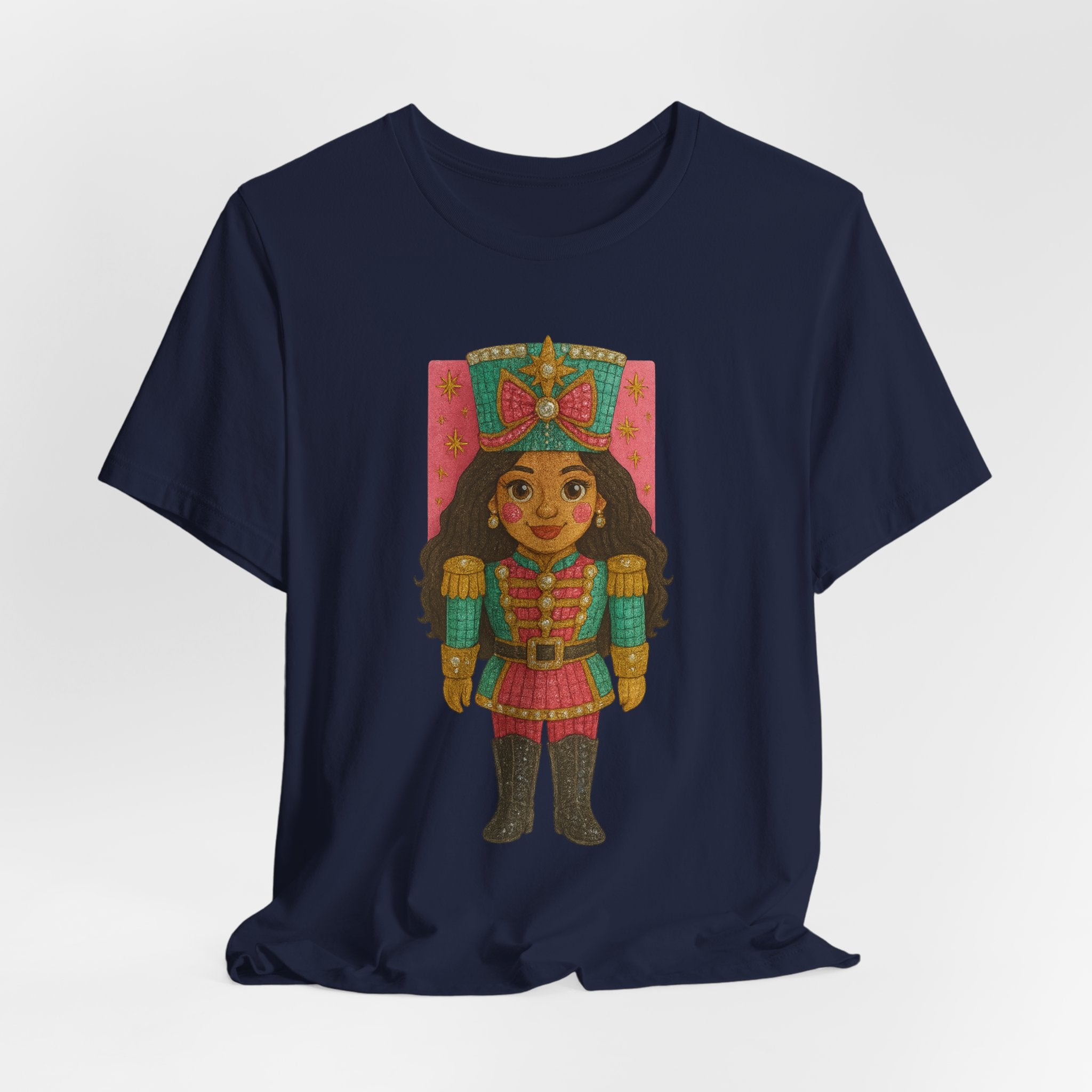 Rhinestone-Inspired Short Sleeve Nutcracker Tee