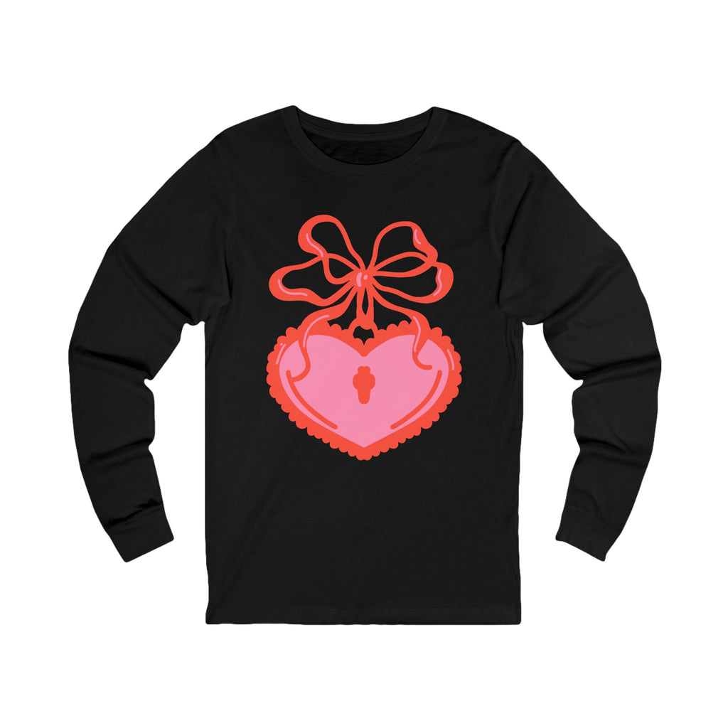 Locked Heart Long Sleeve Tee