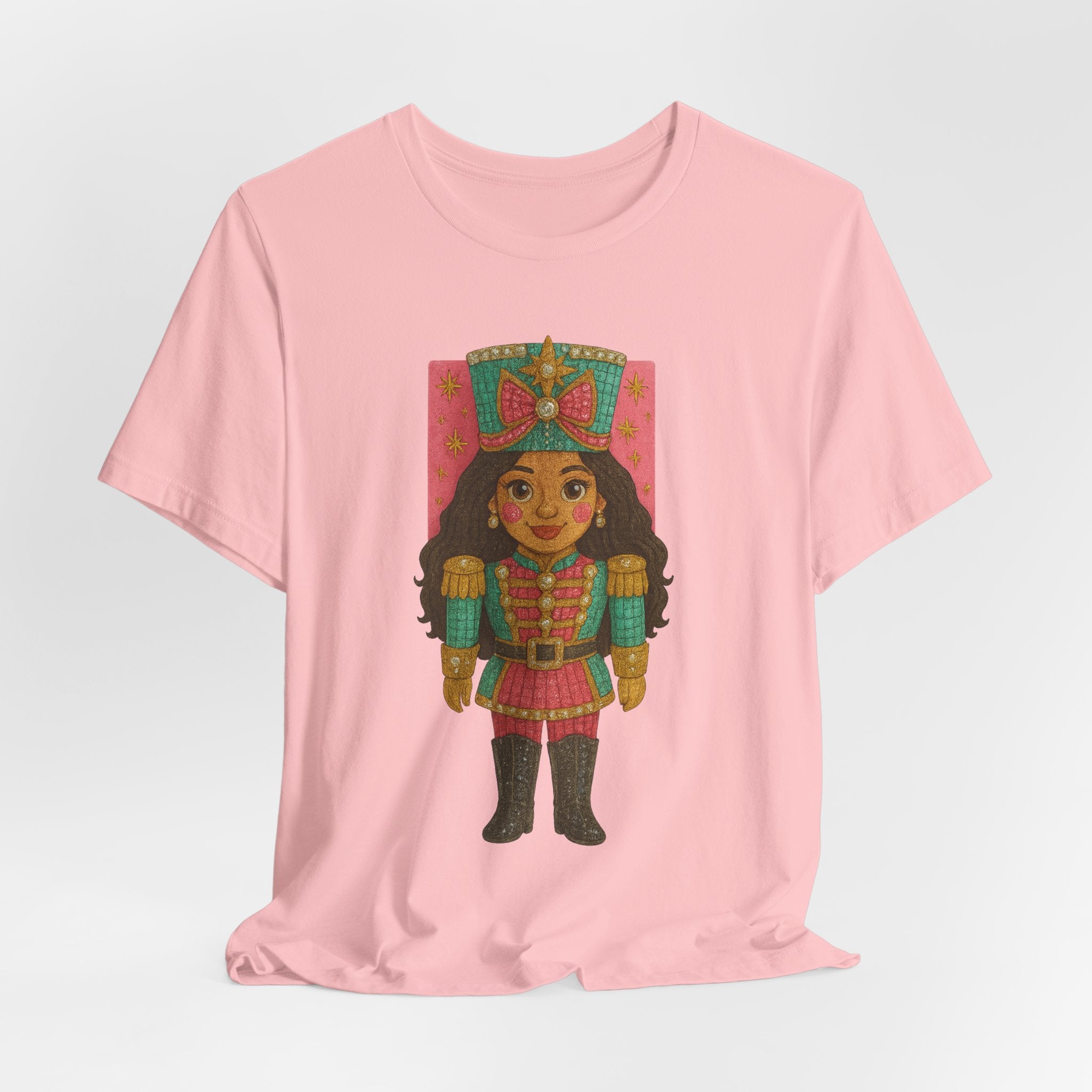Rhinestone-Inspired Short Sleeve Nutcracker Tee