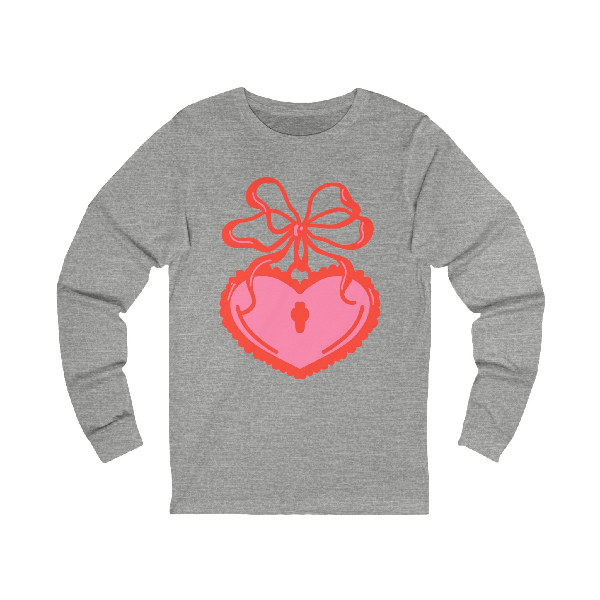 Locked Heart Long Sleeve Tee