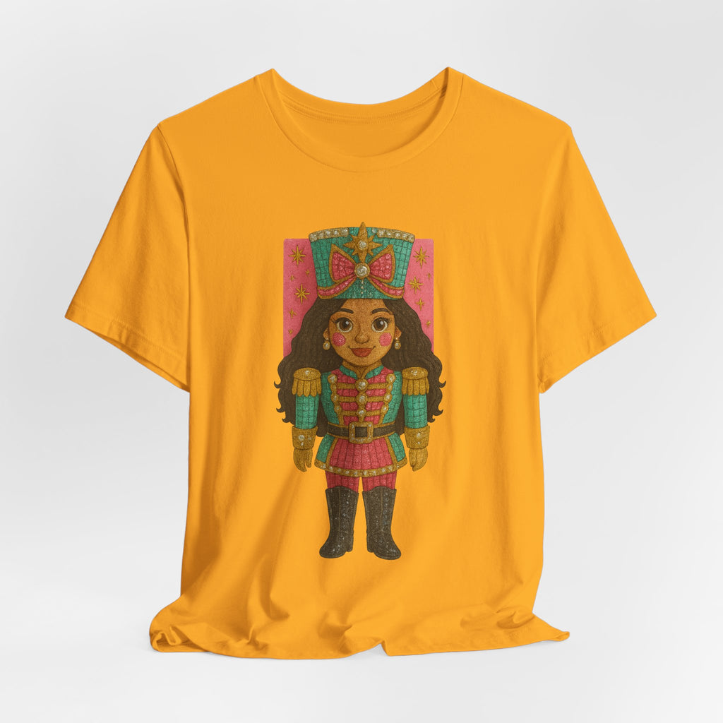 Rhinestone-Inspired Short Sleeve Nutcracker Tee