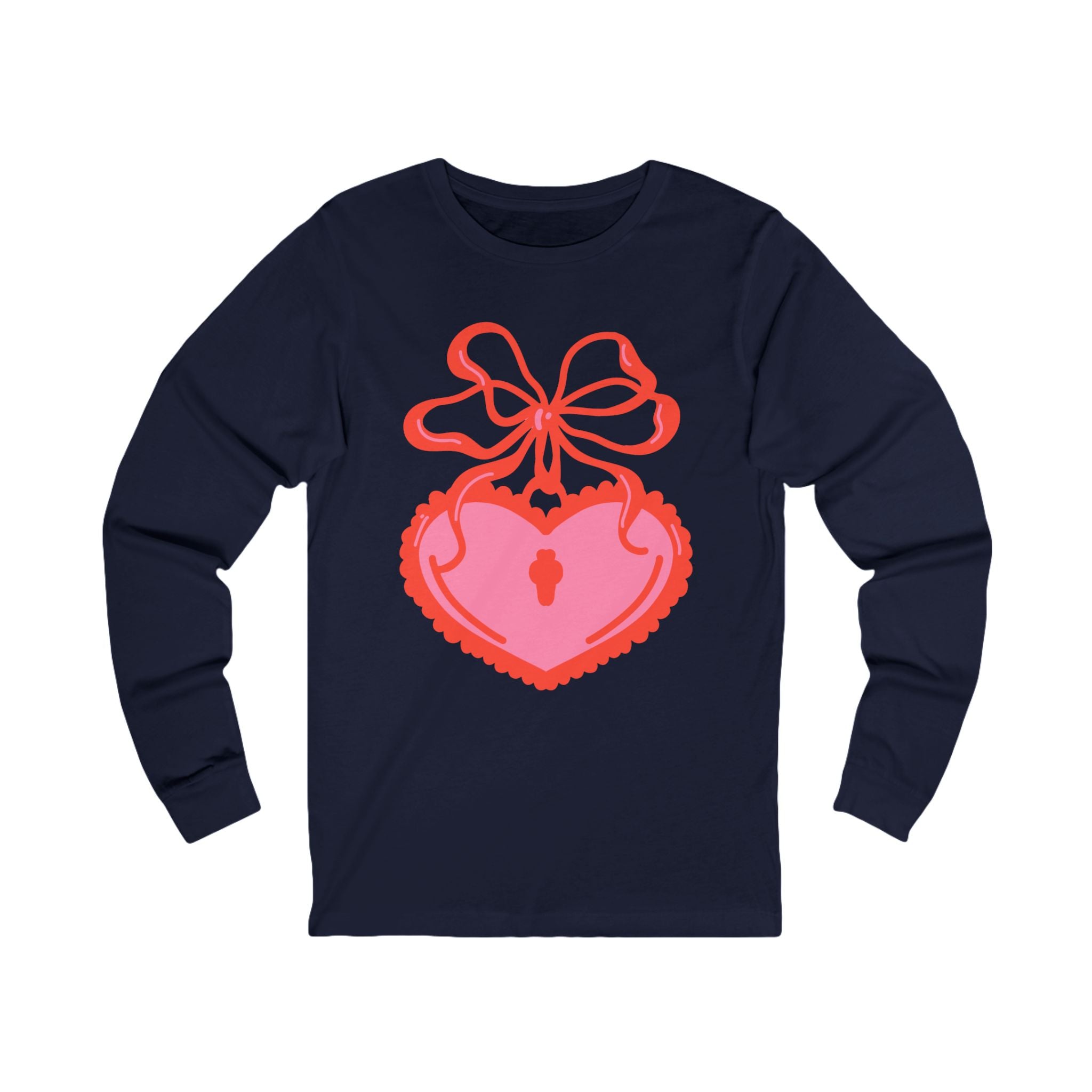 Locked Heart Long Sleeve Tee