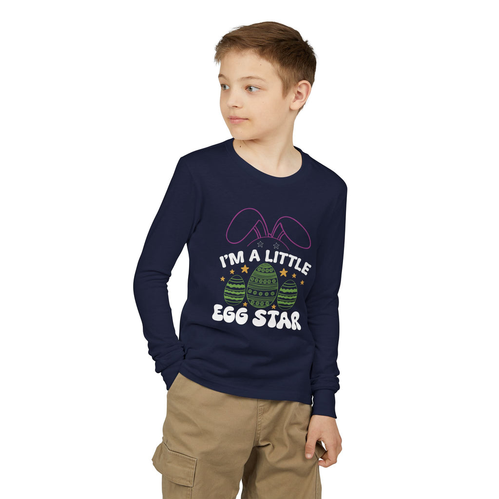 I’m a Little Egg Star – Youth Long Sleeve Tee