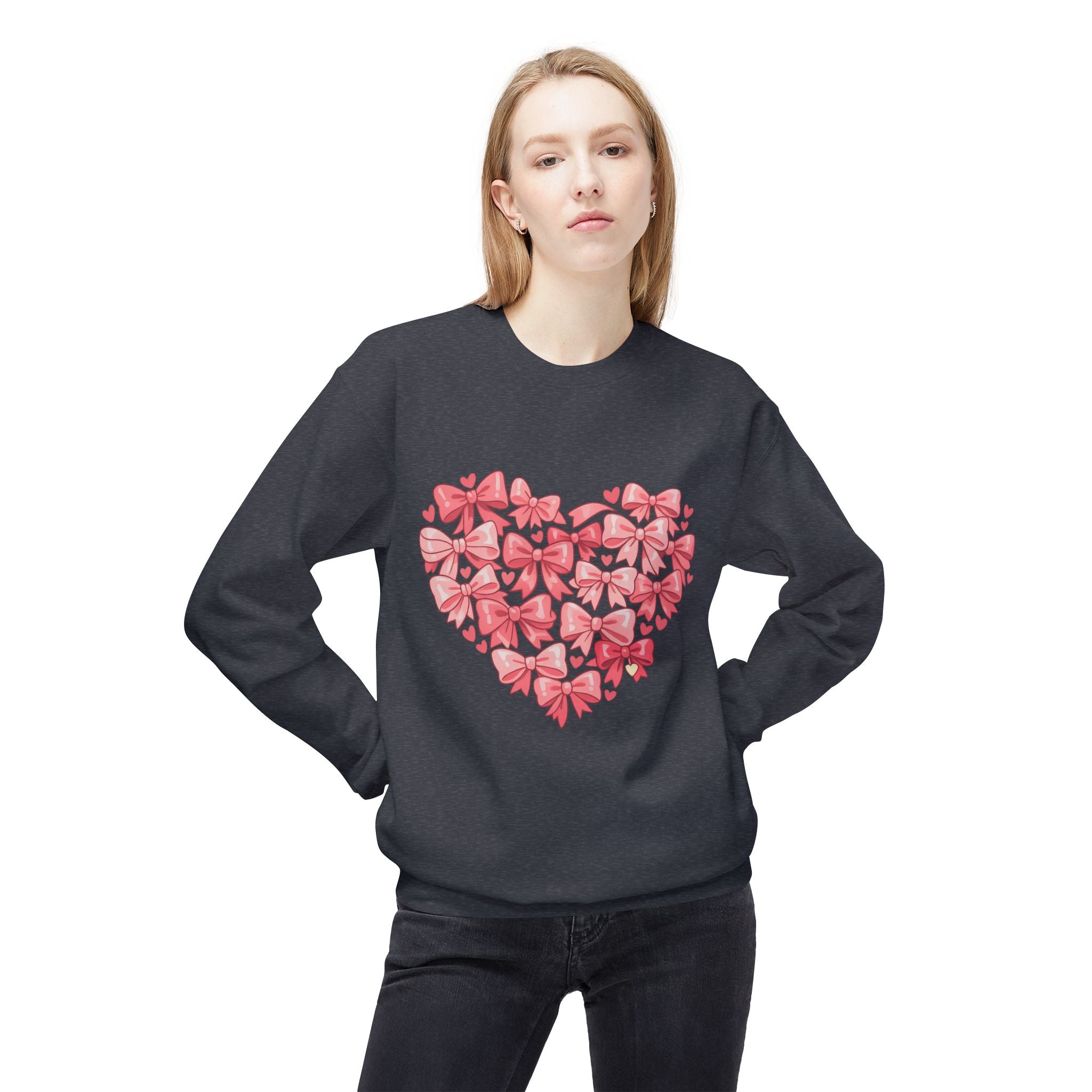 Bow Heart Sweatshirt