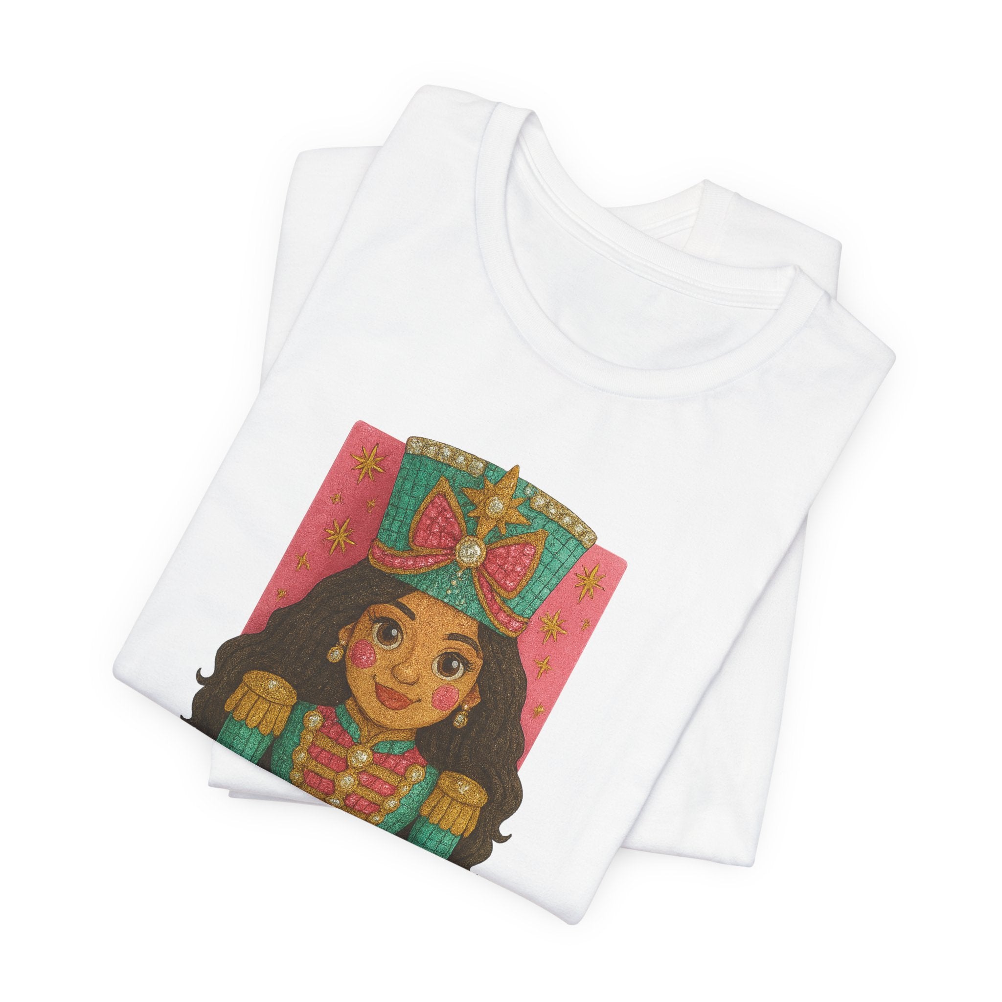 Rhinestone-Inspired Short Sleeve Nutcracker Tee